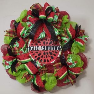 Watermelon Summertime Wreath